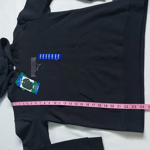 Puma youth boys fleece hoodie Sweatshirt  L 14/16 - Picture 5 of 10